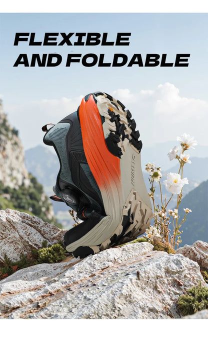 HUMTTO Men's Breathable Hiking Sneakers Non-slip Casual Running Shoes Outdoor Climbing Sneakers Designer Trekking Boots