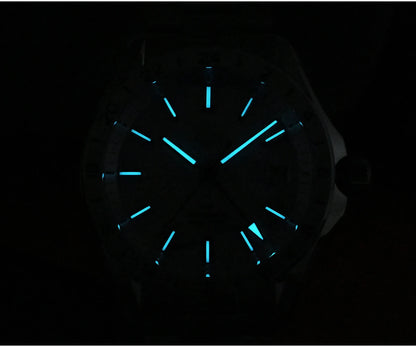 San Martin 39mm Aventurine Gemstone Dial Luxury Men's Watch NH34 GMT Automatic Mechanical Sapphire Waterproof Luminous SN0129
