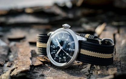 RDUNAE RA05 Vintage Military Watch 2035 Movement Quartz K1 Mineral Glass Crystal Stainless Steel Luminous Waterproof Men's Watches