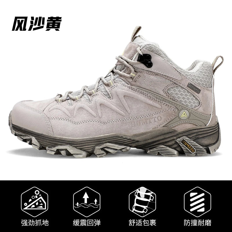 HUMTTO Hiking Shoes Men Winter Outdoor Sports Climbing Shoes hunting shoes Warm women Trekking  Sneakers ankle boots  Tactical