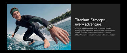 Global version OnePlus Watch 4 Smartwatch 1.5 inches Wear OS by Google Snapdragon W5 up to 16 days Google Wallet Chat with Google Gemini