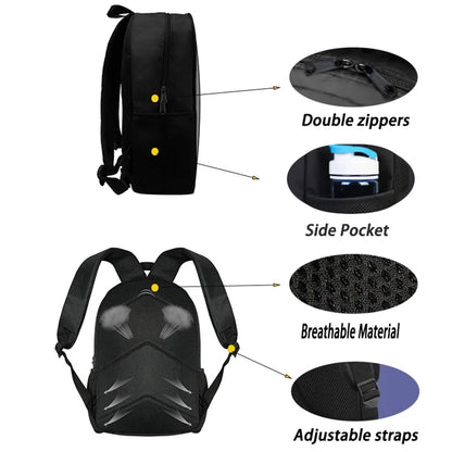 Fortnite 15 Inch Cartoon School Backpack for Kids Boys Girls, Cool Game Printed Lightweight Backpack Large Suitable for Ages 5-8