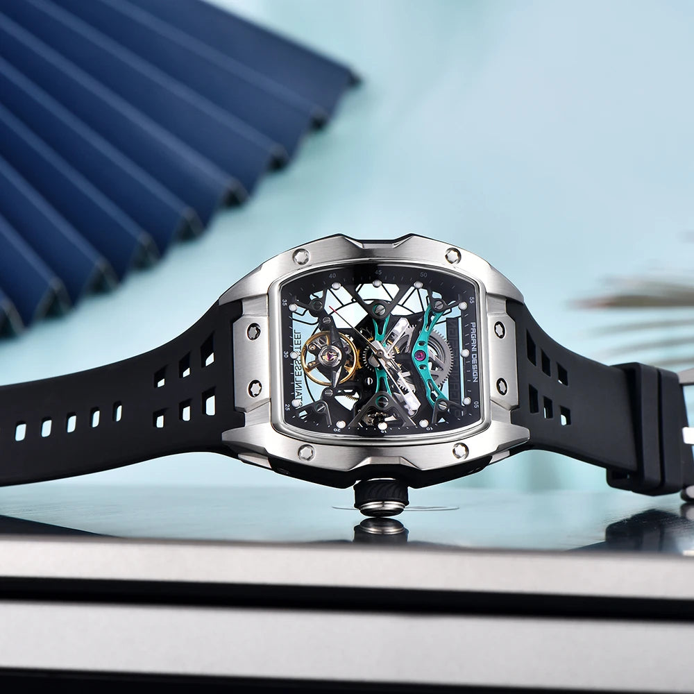 2026 Pagani Design new men's watch 50 meter waterproof stainless steel case luminous dial fashionable men's mechanical watch