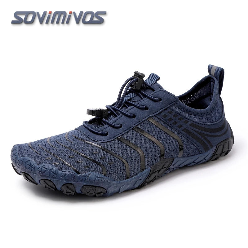 Men's Trail Running Shoes, Lightweight Athletic Zero Drop Barefoot Shoes Non Slip Outdoor Walking Minimalist Shoes for Women