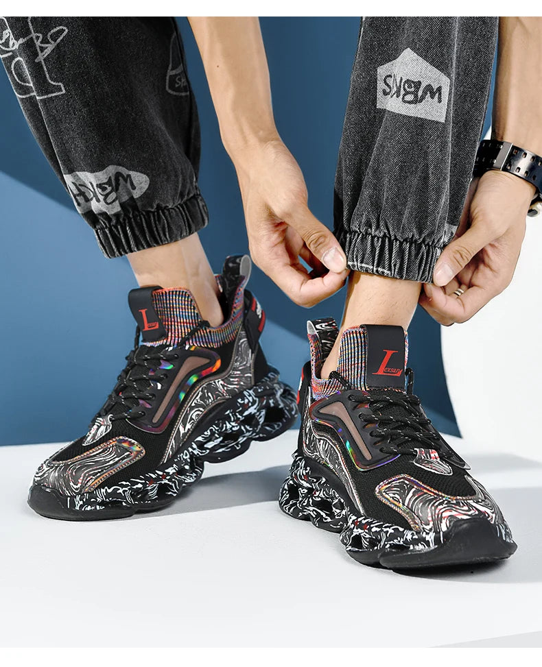 Miesten kengät, sneakerit, miesten rennot vapaa-ajan kengät, luksuskengät, hengittävät muotikengät, loaferit ja juoksukengät miehille
