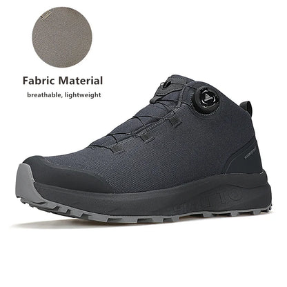 Pantofi din piele HUMTTO pentru bărbați, pentru iarnă, camping și activități în aer liber, pantofi sport pentru bărbați, bocanci de trekking respirabili, adidași antiderapanti pentru drumeții