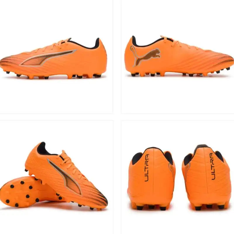 Chaussures de football PUMA pour hommes MG Cleat Soccer TT avec crampons à rainures 108519-01 108519-03, talon renforcé