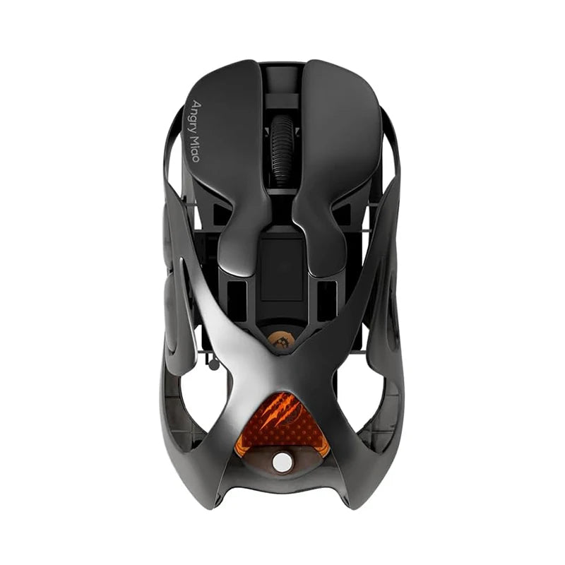 Angry Miao Infinity Gaming Wireless Mouse Metal Ultralight PAW3950 30K DPI Tri-Mode 8K Gaming Mouse with Hot-Swappable Switches