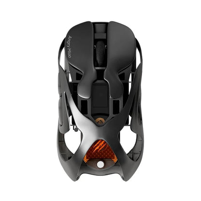 Angry Miao Infinity Gaming Wireless Mouse Metal Ultralight PAW3950 30K DPI Tri-Mode 8K Gaming Mouse with Hot-Swappable Switches