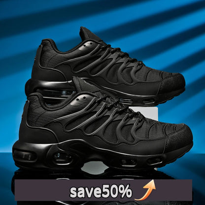 Men's Air-Cushioned Running Shoes Marathon Sports Breathable Lightweight Women's Comfortable Non-Slip Casual Shoes