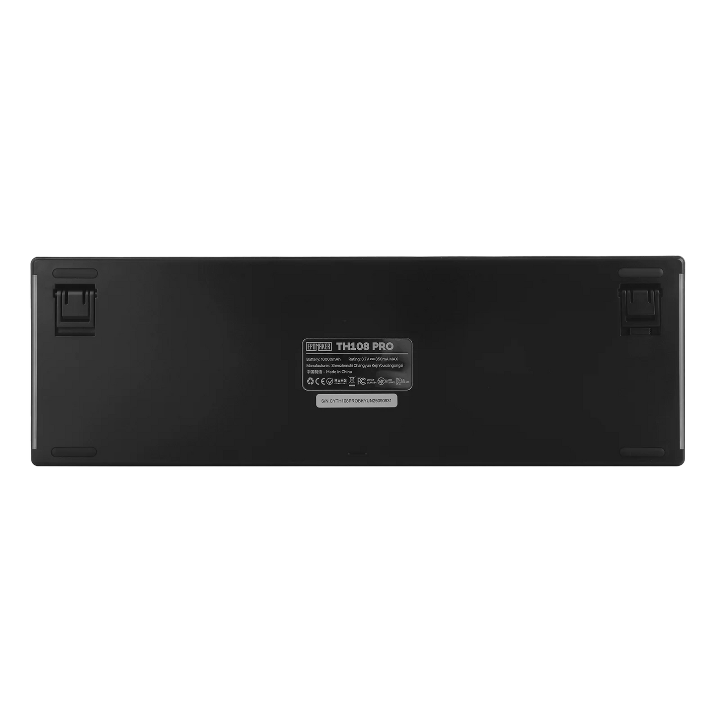 EPOMAKER TH108 PRO 100% Full-Sized Gasket-Mounted Wired/BT/2.4Ghz Wireless Mechanical Keyboard with Screen & Knob RGB Backlight