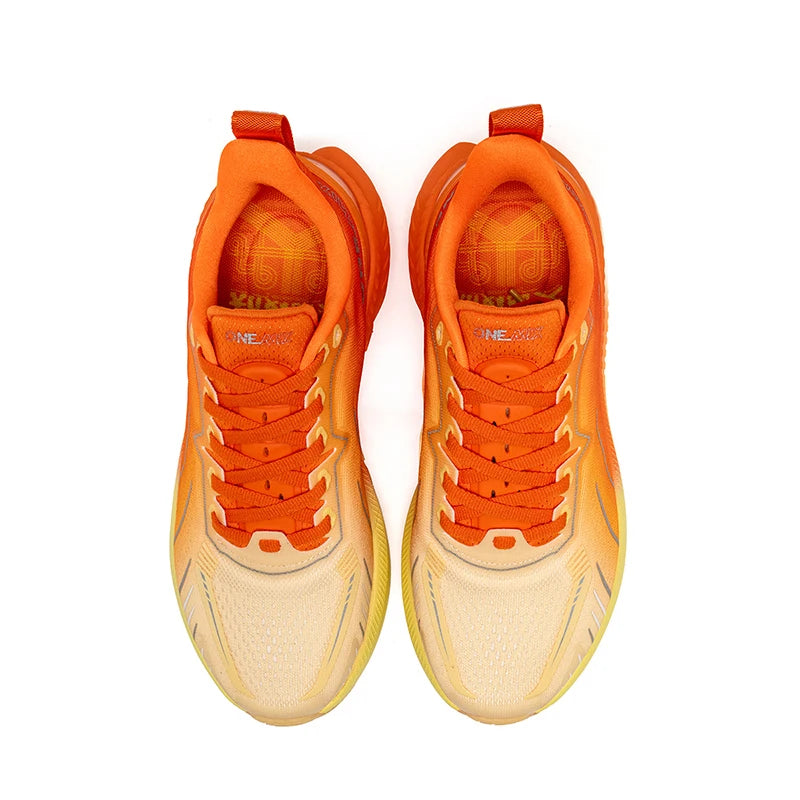 ONEMIX Nieuwe hardloopschoenen met demping voor heren, geschikt voor intensieve hardlopers, met veters, sportschoenen voor dames, antislip, outdoor, atletische herensneakers