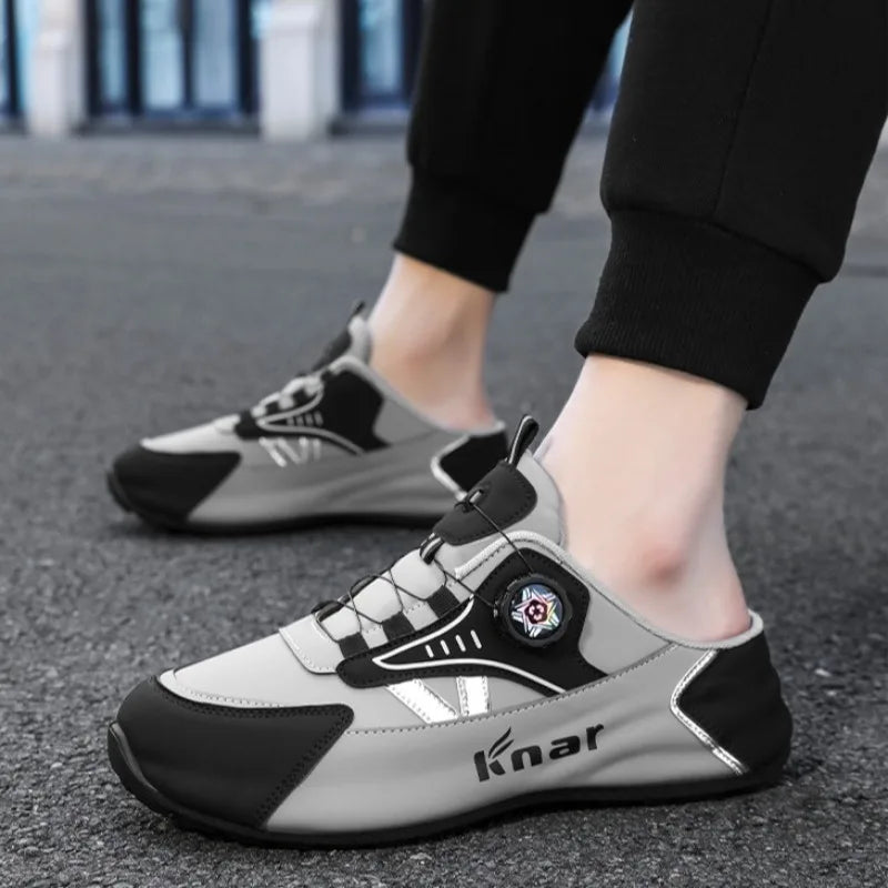 Platform-sneakers med åndbart, trendy mesh til sommeren, nye sports- og fritidssko til mænd i store størrelser 39-48