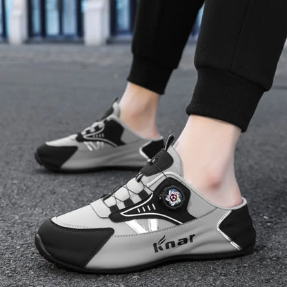 Platform-sneakers med åndbart, trendy mesh til sommeren, nye sports- og fritidssko til mænd i store størrelser 39-48