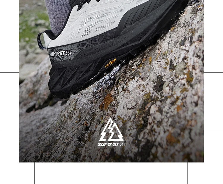 361 Degrees Yushan 3.0 Men Running Shoes Hiking Cushioning Flexible Breathable Non-slip Outdoor Jogging Male Sneakers 672532214