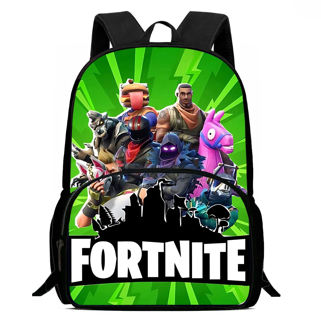 Mochilas infantis do jogo popular FortniteS para meninos e meninas, presente de aniversário para estudantes, sacos escolares de criança, mochila durável de grande capacidade para campismo