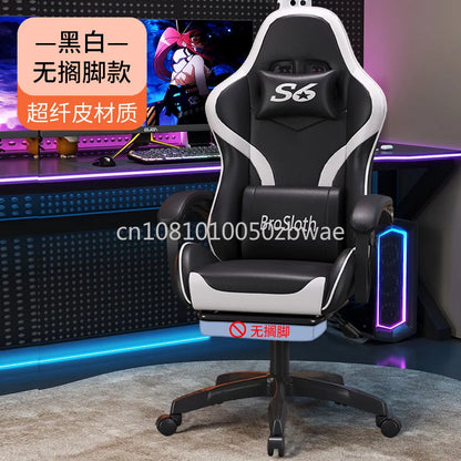 Esports Gaming Chair Ergonomic Office Chair with Adjustable Height, Swivel Computer Chair, Reclining Racing Chair for Home Office & Gaming Setup