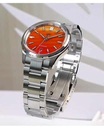 WM Watch Automatic Mechanical Watch Gemstone Series NH35 100M Water Resistant AR Coated Sapphire Welly Merck Man Watches WM225