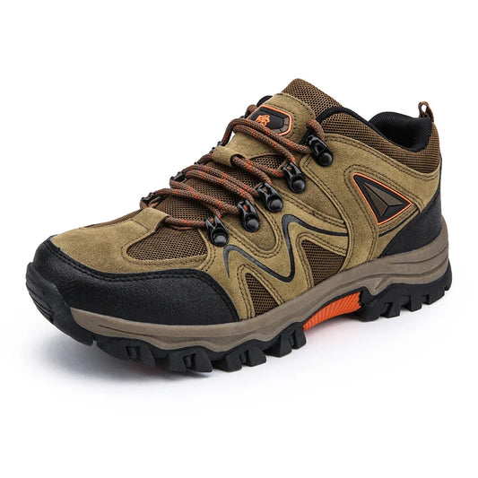 Men's Hiking Shoes All-Terrain Outdoor Sports Shoes Breathable Wear-Resistant Mesh Non-Slip Hiking Shoes Outdoor Cycling Shoes