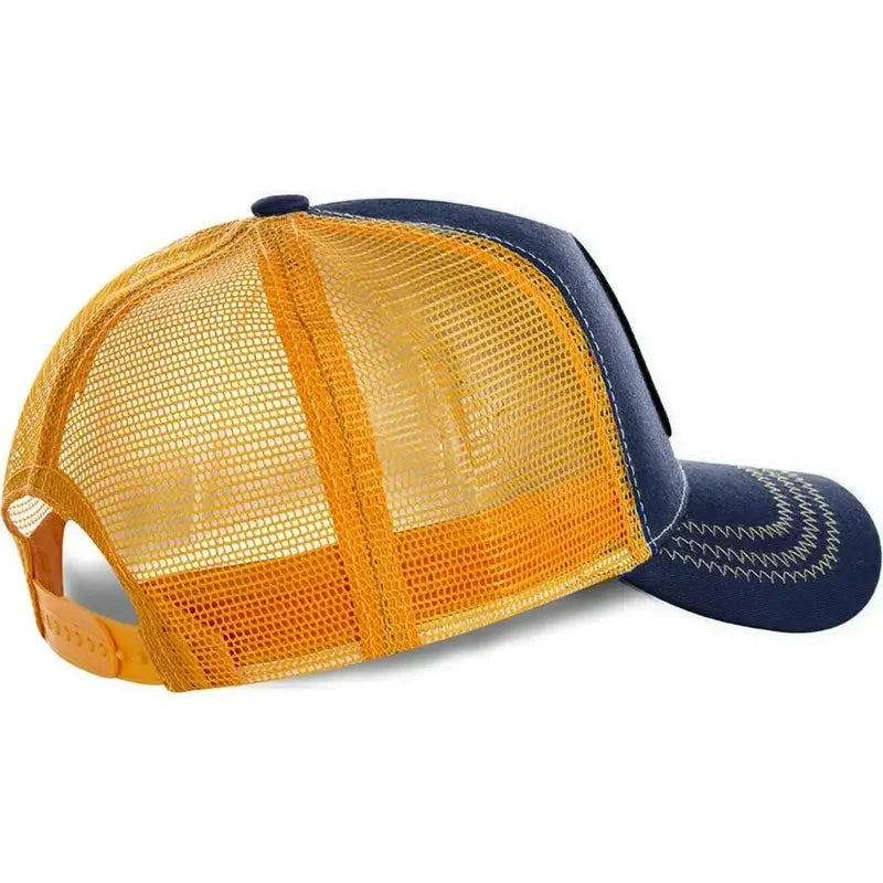 Dragon Ball Son Goku-baseballkasket til mænd, sommerkasket til rejser, broderet hiphop-solskærm, justerbar trucker-meshkasket