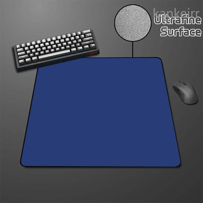 Alfombrilla de ratón Black Speed de color puro, alta elasticidad, base antideslizante, alfombrilla gaming premium para e-sports con superficie ultrafina, deskmat