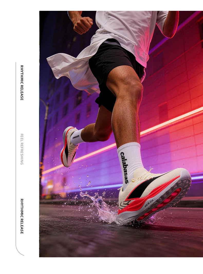 Speciality Marathon Men Running Shoes Carbon Board Sports Breathable Lightweight Women's Comfortable Athletic Nonskid Sneakers