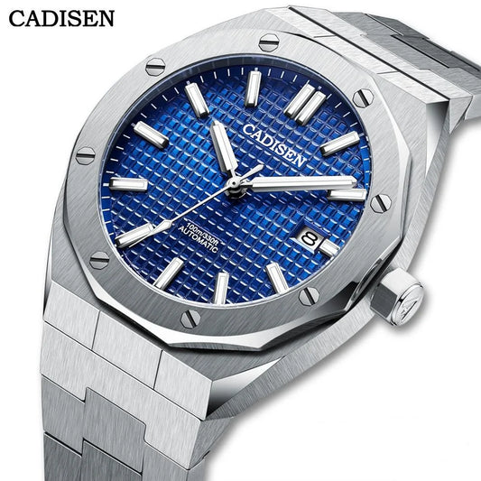 CADISEN Luxury Design 42MM Men Watches Japan MIYOTA 8215 Sapphire Glass Mechanical Automatic Watch Men 100M Waterproof