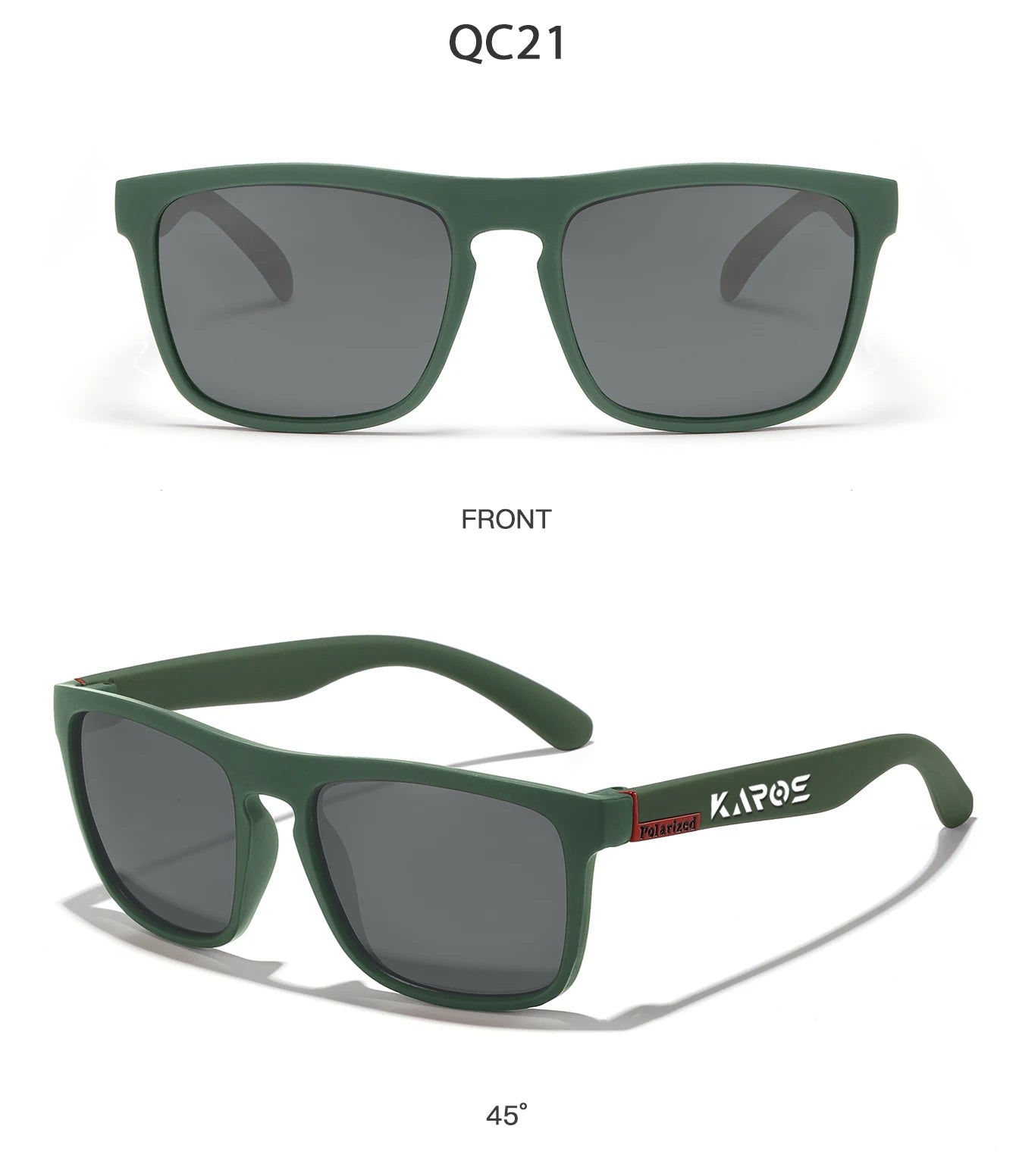 KAROS Polarized Sunglasses Unisex Car Driver Anti-Glare Goggles Outdoor for travel fishing beach UV400 eyeglasses
