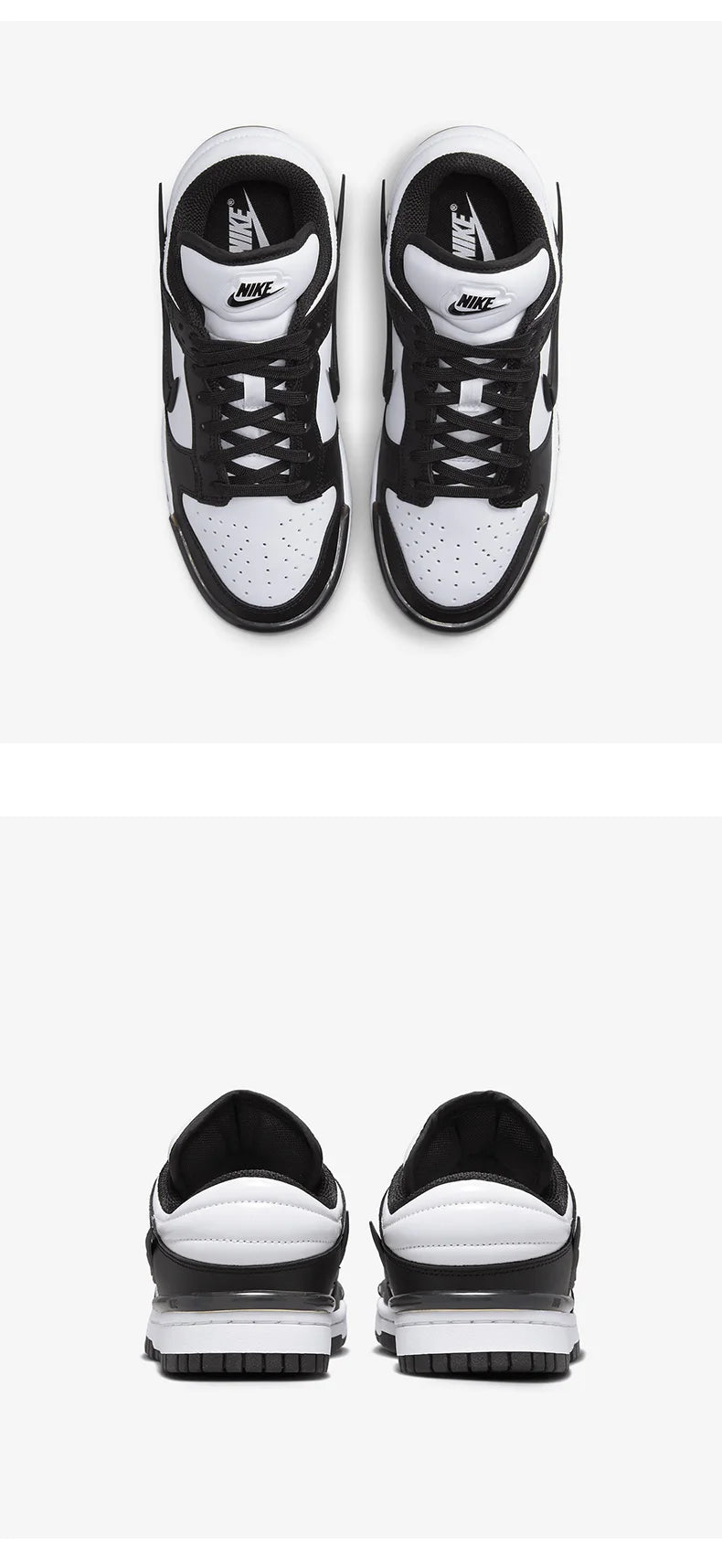 Uradni avtentični Nike ženski minimalistični vsakodnevni čevlji z zračnim materialom, vezalkami in debelo podplatjo DZ2794-001