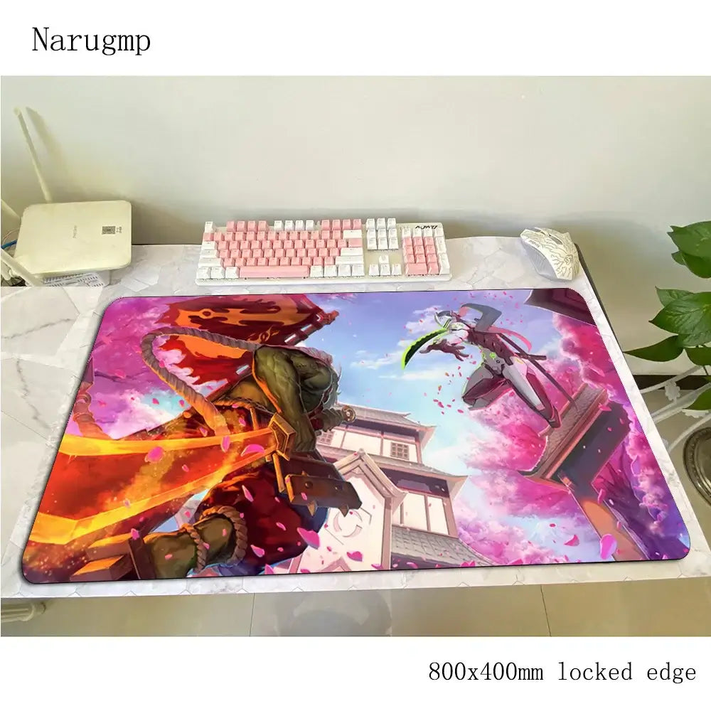 overwatch padmouse 80x40cm mousepad pentru jocuri cadou de Halloween mousepad mare pentru gamer birou de computer covoraș mare mousepad pentru laptop pc