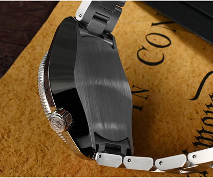 San Martin 44mm Men Diver Watch Vintage MM300 Gilt Dial Sport NH35 Automatic Mechanical Sapphire Waterproof 300M C3 Lume SN0087