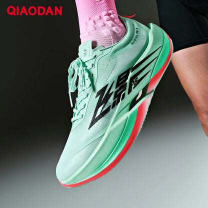 QIAODAN Feiying PB6.0 Herenhardloopschoenen Professionele marathon-hardloopschoenen met volledig opgehangen koolstofplaat QDB023261299