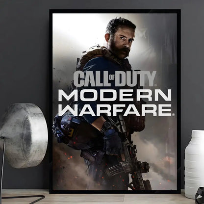 game Call of Duty Poster Posters Anime Room Decor Decoration Movie Backpack Wall Interior Music Wall Art