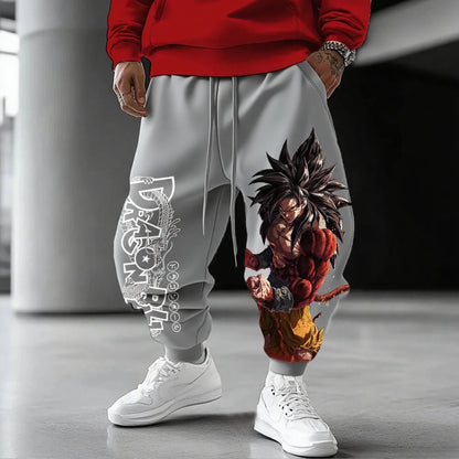 2026 Summer Dragon Ball Goku 3D Print Joggers, Quick Dry Oversized Outdoor Hip Hop Casual Pants for Men Women Kids Y2K