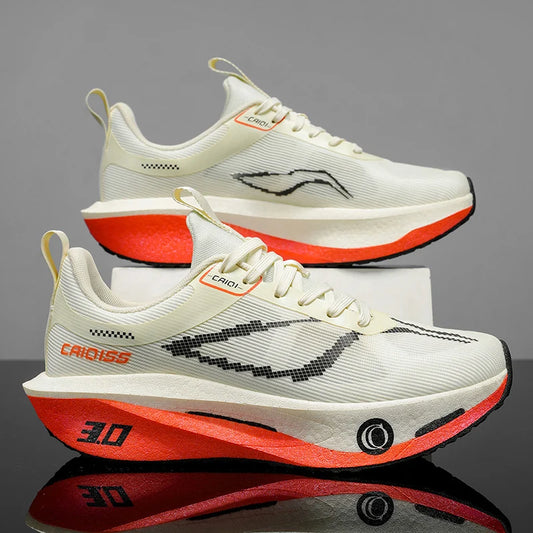 Running Shoes Carbon Plate Marathon Men Sports Specialty Breathable Lightweight Women's Comfortable Athletic Outdoor Sneakers