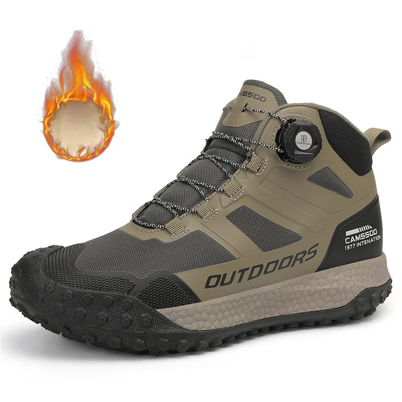 CAMSSOO Hiking Shoes Men Snow boots Outdoor Sports Climbing Shoes women Trekking Sneakers ankle boots hunting shoes travel boots
