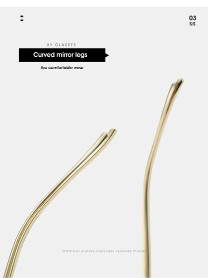 Y2K Rimless Square Star Sunglasses for Women Fashion Vintage Silver Hip Hop Driving UV400 Eyewear Alloy Frame Outdoor Men Punk