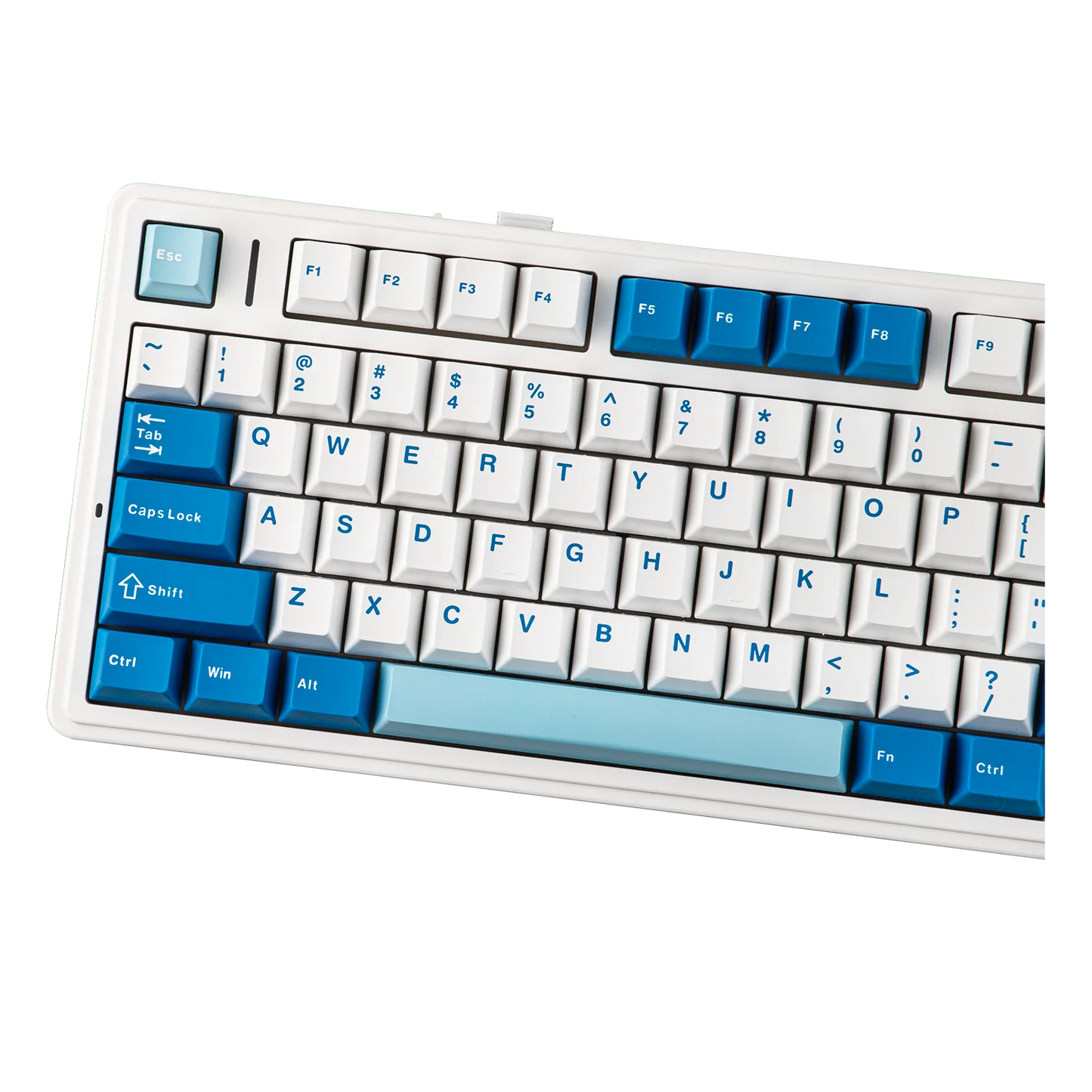 Tastiera meccanica EPOMAKER x AULA F75 Ultra VIA programmabile 75% layout ANSI US QWERTY, gasket, cablata/Bluetooth/wireless 2.4Ghz