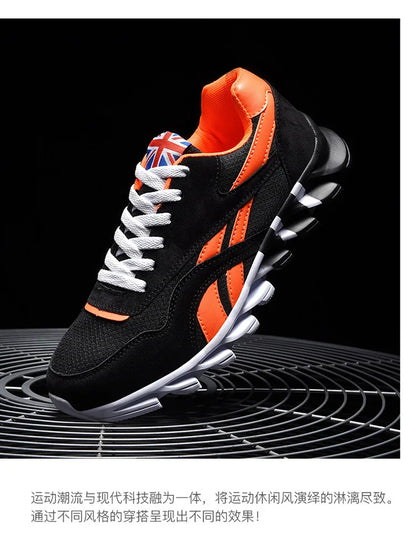 New Men's and Women's Running Shoes Breathable Casual Sneakers Anti-slip Vibration Comfortable Outdoor Sports Walking Shoes 36-48