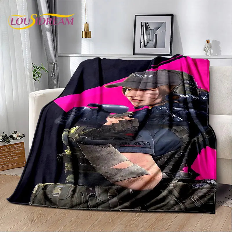 3D COD,Call of Duty Game Gamer Soft Plush Blanket,Flannel Blanket Throw Blanket for Living Room Bedroom Beds Sofa Office Cover