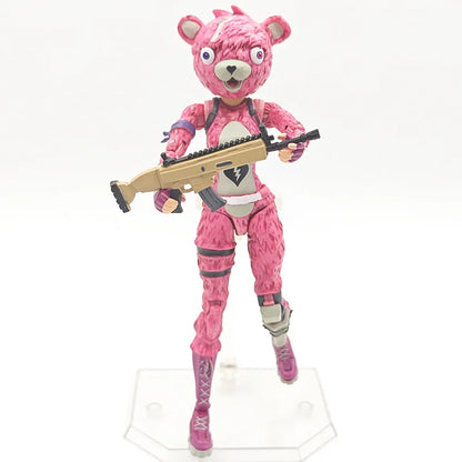 Game Fortnite Raptor Black Knight Skull Trooper Premium Cuddle Team Leader MogulMaster Action Figure Room Decoration Toys Gift