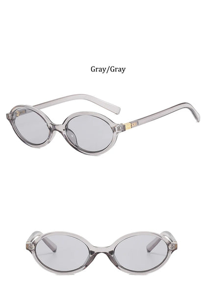Cute Small Frame Oval Women's Sunglasses Sexy Leopard Retro Luxury Sun Glasses Ladies Fashion Shades Trends Eyewear Unique