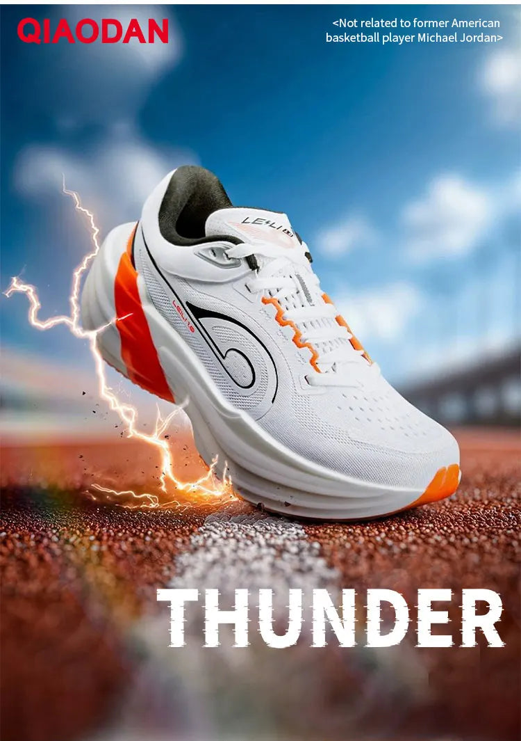 QIAODAN TG1.0 Marathon-wedstrijdschoenen voor heren, schokdempend, met hoge veerkracht, voor langeafstandstraining, hardloopschoenen QDB023253285