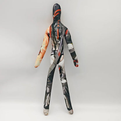 Peluche action figure anime gaming Overwatch D.Va / Doomfist / Genji / Widowmaker da 26cm, corpo flessibile con filo metallico, varie pose