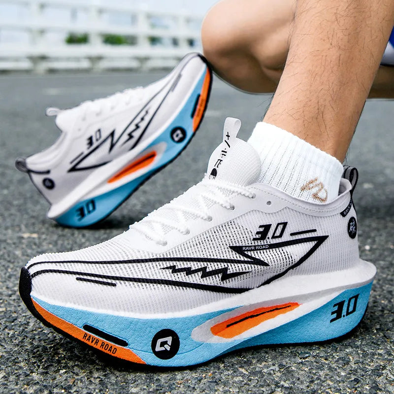 Men's Running Shoes 2025 New High-Quality Jogging Shoes Cushioning Rebound Soft Sole Breathable Mesh Training Tennis Shoes Men