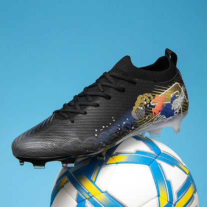 Nuovi scarpini da calcio da uomo, tacchetti FG antiscivolo per allenamento, scarpe da calcio con tacchetti lunghi, da partita, ultraleggeri, per outdoor, dropshipping