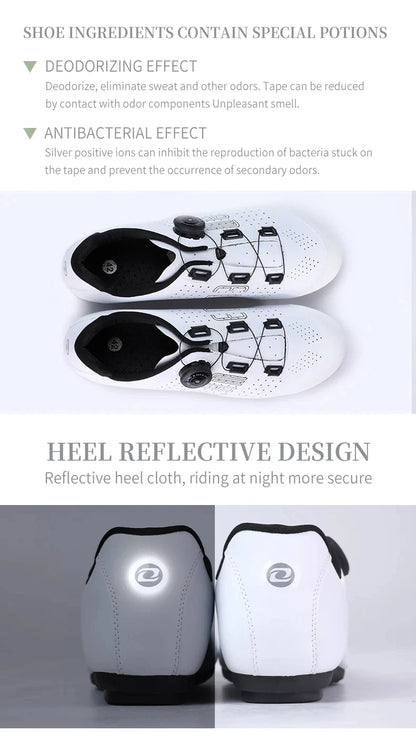 LAMEDA Pro kolesarske čevlje Lock Shoes cestno kolo moški in ženske trda podplat kolesarske čevlje MTB kolesarska ekipa Lock Shoes