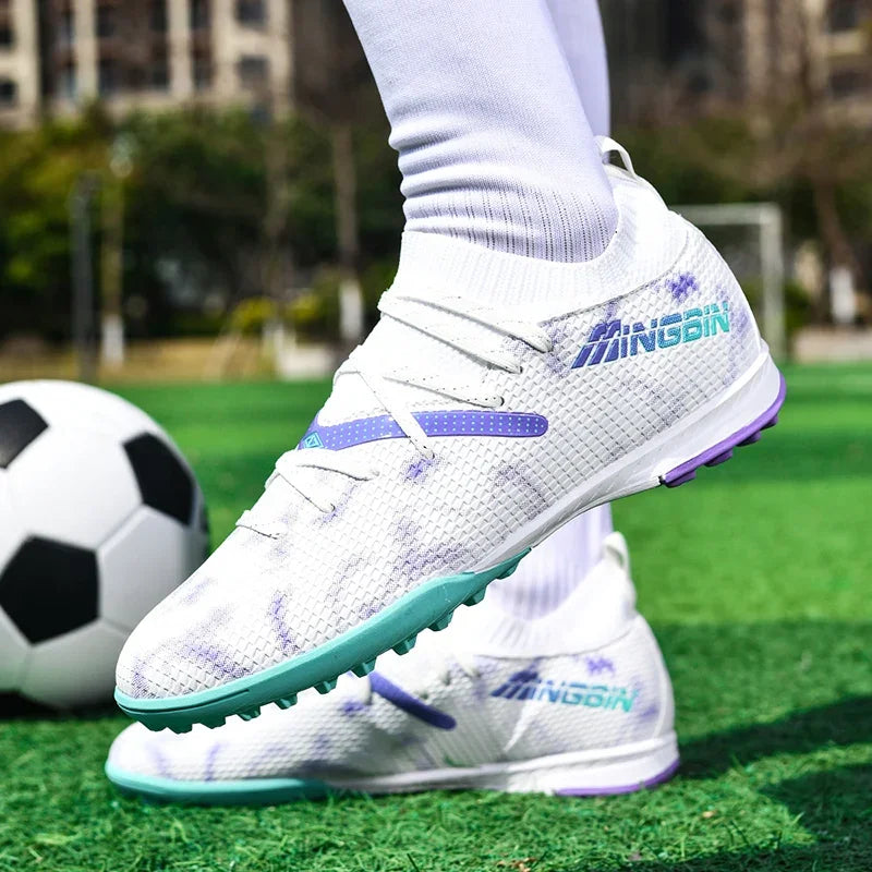 Moški nogometni čevlji Profesionalni nogometni čevlji Športni čevlji za futsal Ženski Unisex Ultralahki Visokokakovostni TF/FG športni čevlji