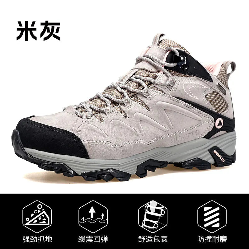 HUMTTO Hiking Shoes Men Winter Outdoor Sports Climbing Shoes hunting shoes Warm women Trekking  Sneakers ankle boots  Tactical