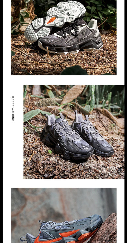 Rax Men's Waterproof Hiking Shoes Breathable Hiking Boots Outdoor Trekking Sports Sneakers Tactical Shoes